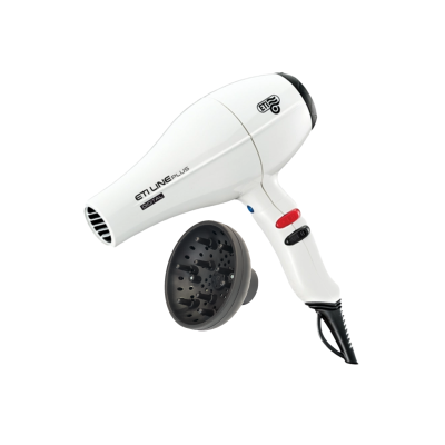 SET Fen za kosu ETI LINE DIGITAL PLUS BELI + Difuzor UNIVERZAL ETI