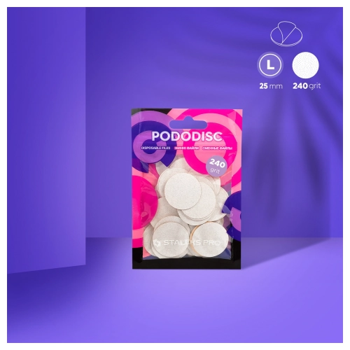 EXPERT Zamenski nastavci za pedikir disk L (240) 50/1 WHITE