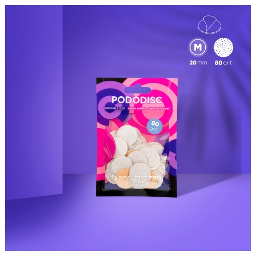 EXPERT Zamenski nastavci za pedikir disk M (80) 50/1 WHITE